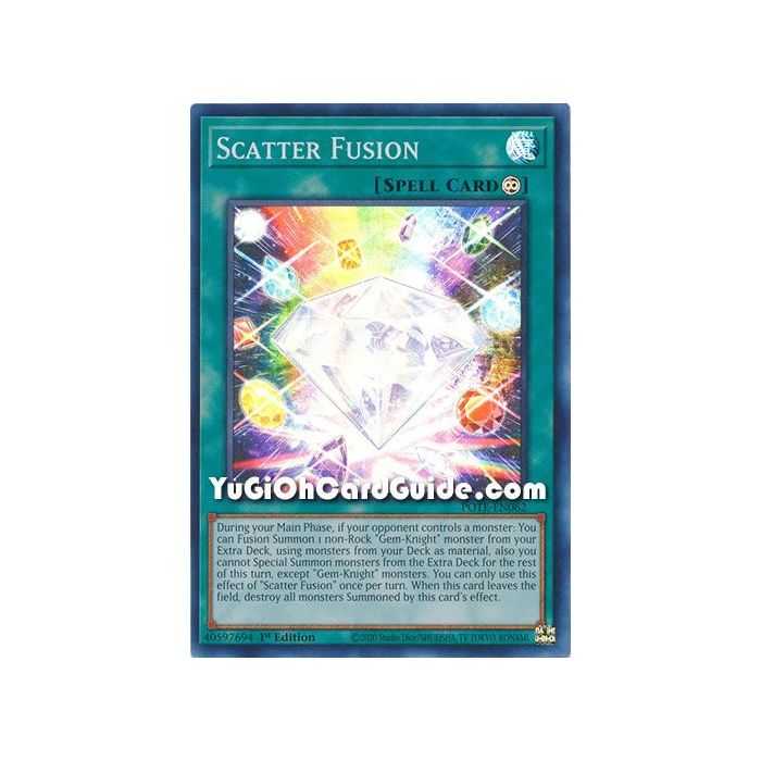 Scatter Fusion (Super Rare) – Power of the Elements | Carta YUGIOH en México