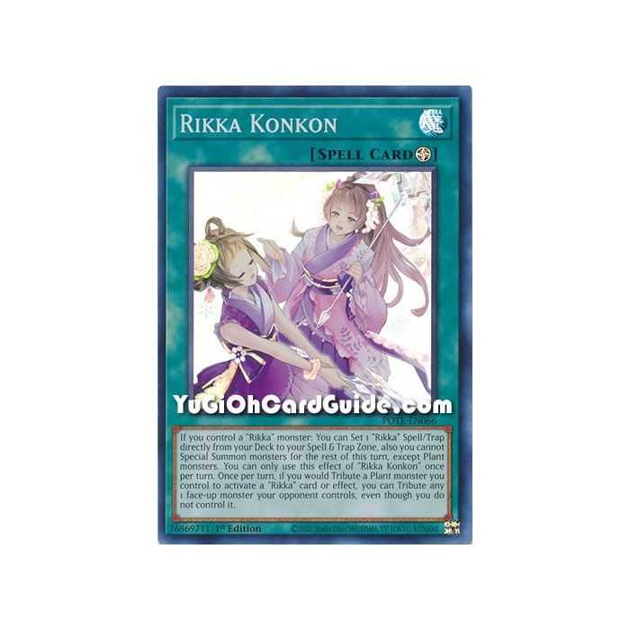 Rikka Konkon (Super Rare) – Power of the Elements | Carta YUGIOH en México