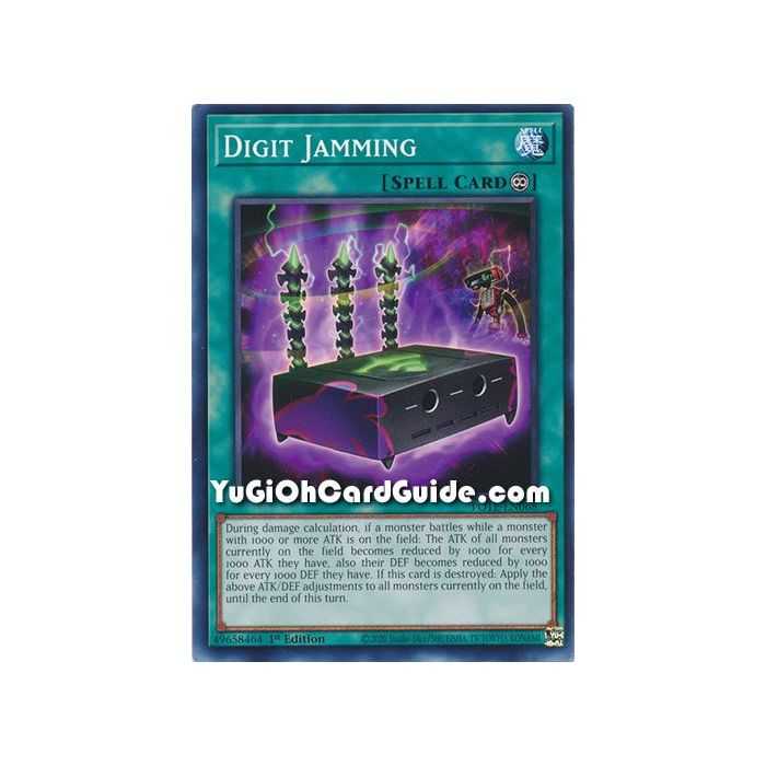 Digit Jamming – Power of the Elements | Carta YUGIOH en México