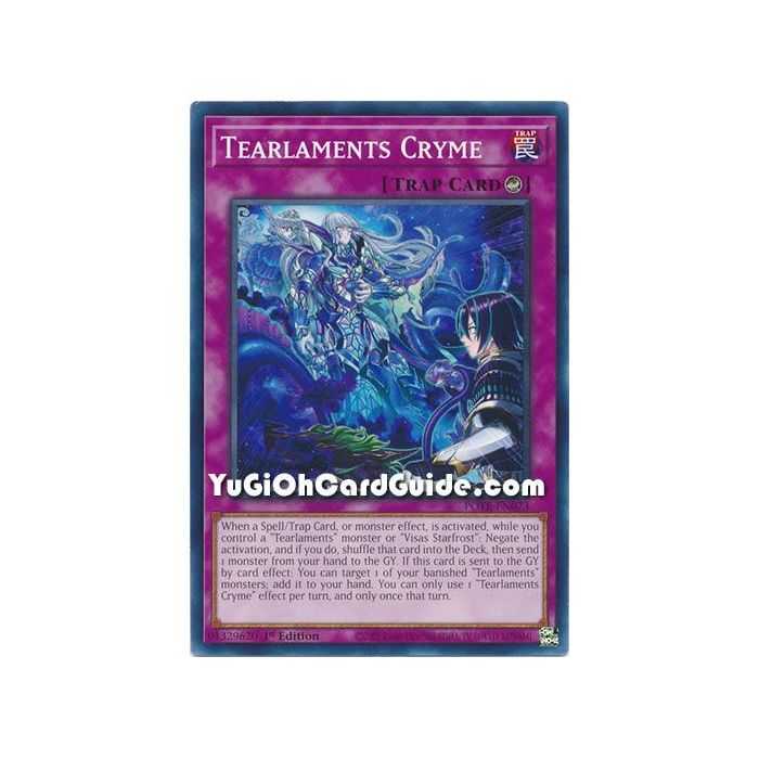Tearlaments Cryme (Common) – Power of the Elements | Carta YUGIOH en México