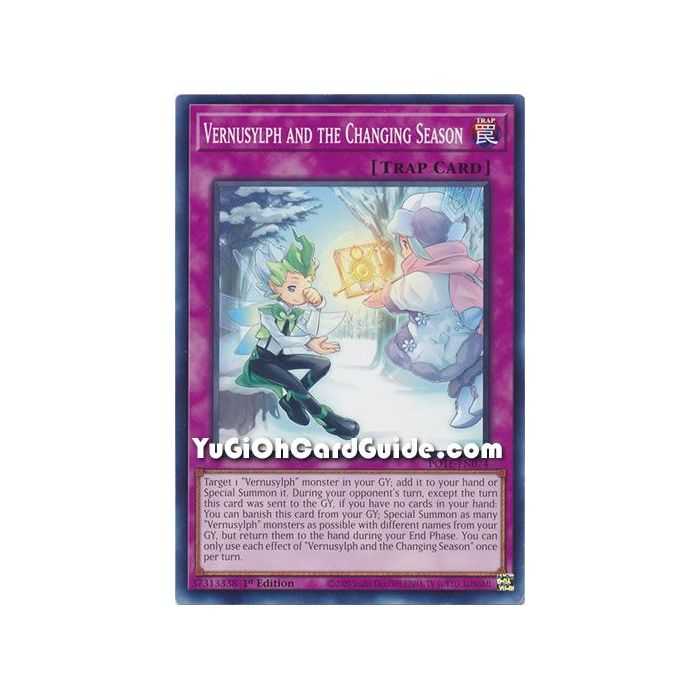 Vernusylph and the Changing Season (Common) – Power of the Elements | Carta YUGIOH en México