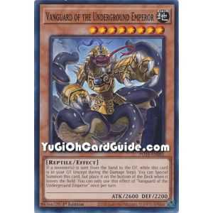 Vanguard of the Underground Emperor (Common) – Power of the Elements | Carta YUGIOH en México