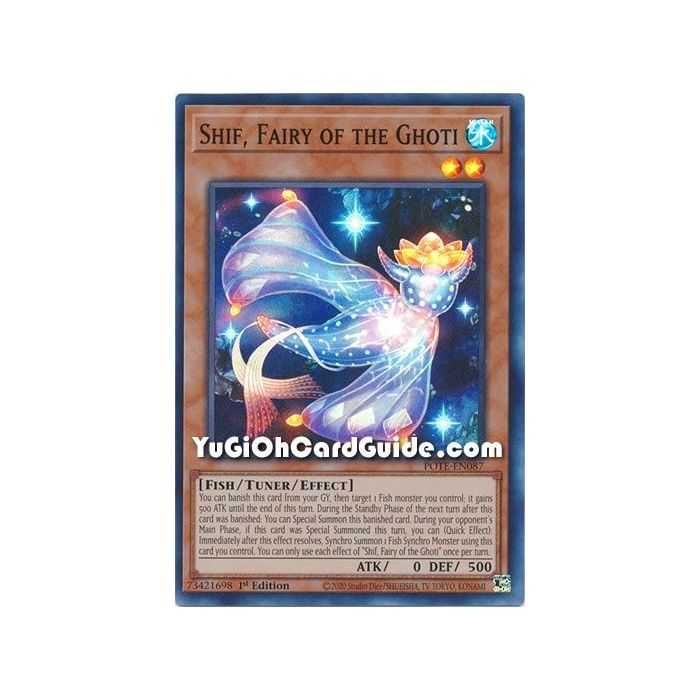 Shif, Fairy of the Ghoti (Super Rare) – Power of the Elements | Carta YUGIOH en México