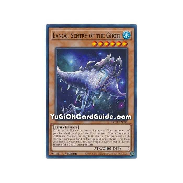Eanoc, Sentry of the Ghoti (Common) – Power of the Elements | Carta YUGIOH en México