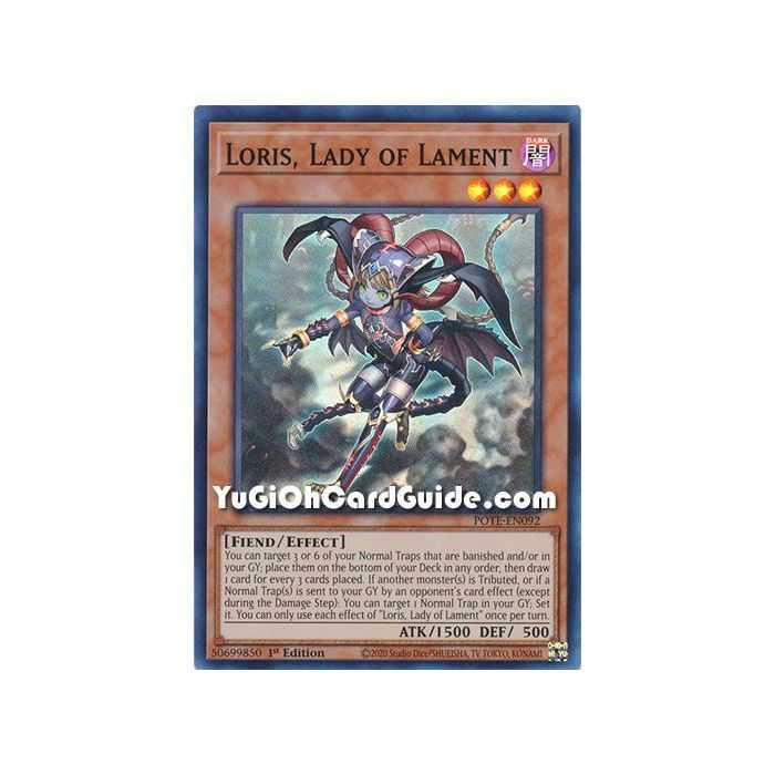 Loris, Lady of Lament (Super Rare) – Power of the Elements | Carta YUGIOH en México