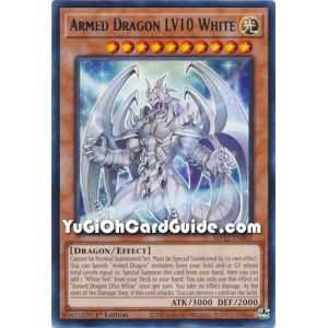 Armed Dragon LV10 White (Rare) – 2019 Gold Sarcophagus Mega Pack | Carta YUGIOH en México