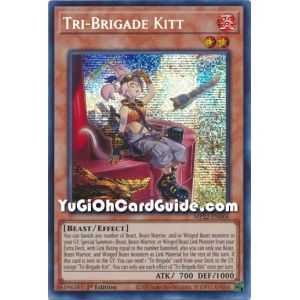 Tri-Brigade Kitt (Prismatic Secret Rare) – 2019 Gold Sarcophagus Mega Pack | Carta YUGIOH en México