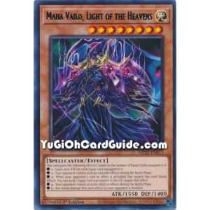 Maha Vailo, Light of the Heavens (Rare) – 2019 Gold Sarcophagus Mega Pack | Carta YUGIOH en México