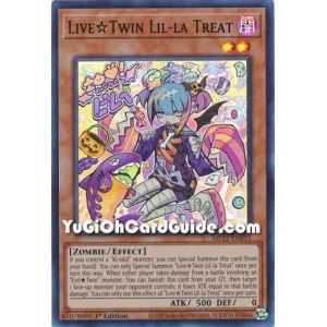 Live Twin Lil-la Treat (Super Rare) – 2019 Gold Sarcophagus Mega Pack | Carta YUGIOH en México
