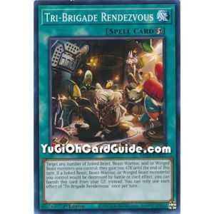 Tri-Brigade Rendezvous (Common) – 2019 Gold Sarcophagus Mega Pack | Carta YUGIOH en México