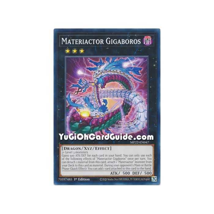 Materiactor Gigaboros (Common) – 2019 Gold Sarcophagus Mega Pack | Carta YUGIOH en México