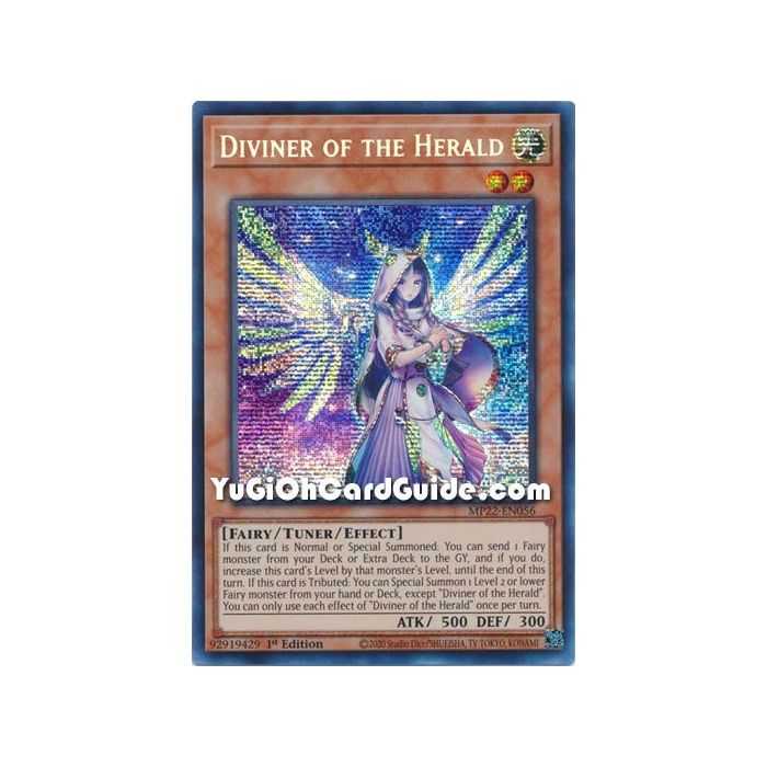 Diviner of the Herald (Prismatic Secret Rare) – 2019 Gold Sarcophagus Mega Pack | Carta YUGIOH en México