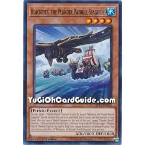 Blackeyes, the Plunder Patroll Seaguide (Common) – 2019 Gold Sarcophagus Mega Pack | Carta YUGIOH en México