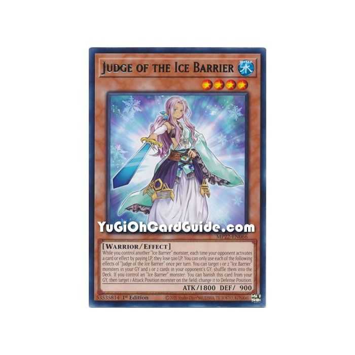 Judge of the Ice Barrier (Rare) – 2019 Gold Sarcophagus Mega Pack | Carta YUGIOH en México