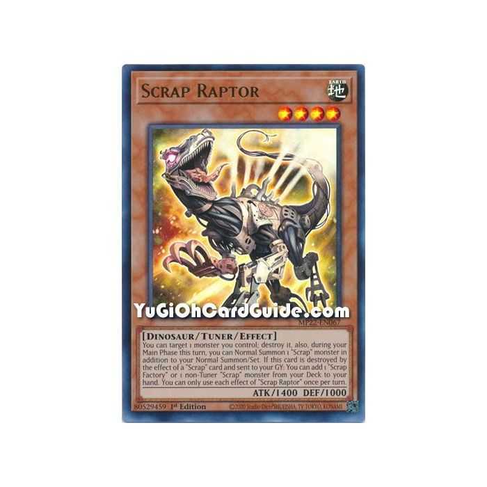 Scrap Raptor (Ultra Rare) – 2019 Gold Sarcophagus Mega Pack | Carta YUGIOH en México