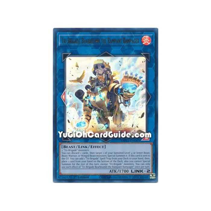 Tri-Brigade Bearbrumm the Rampant Rampager (Ultra Rare) – 2019 Gold Sarcophagus Mega Pack | Carta YUGIOH en México