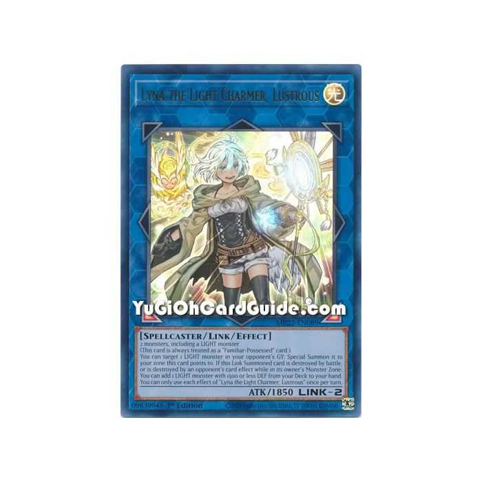 Lyna the Light Charmer, Lustrous (Ultra Rare) – 2019 Gold Sarcophagus Mega Pack | Carta YUGIOH en México