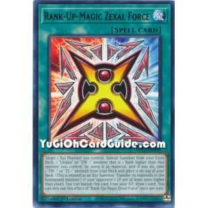 Rank-Up-Magic Zexal Force (Rare) – 2019 Gold Sarcophagus Mega Pack | Carta YUGIOH en México