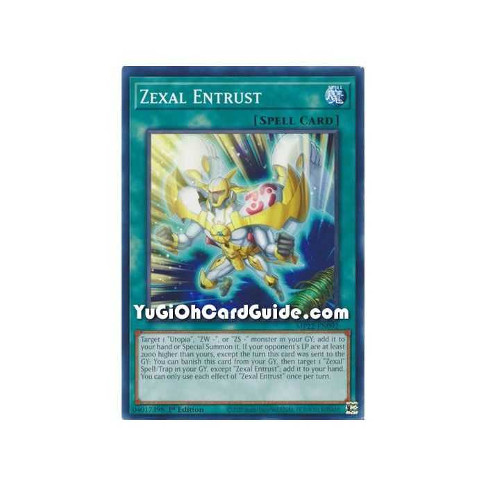 Zexal Entrust (Common) – 2019 Gold Sarcophagus Mega Pack | Carta YUGIOH en México