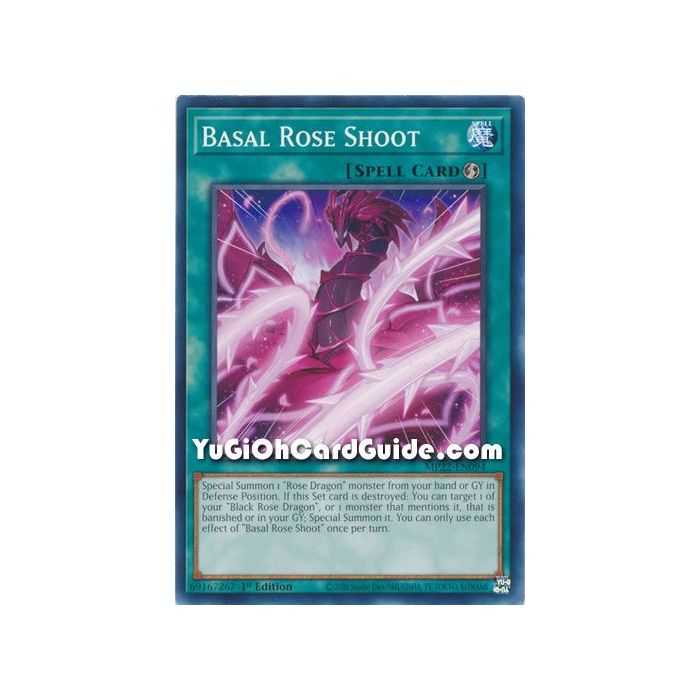 Basal Rose Shoot (Common) – 2019 Gold Sarcophagus Mega Pack | Carta YUGIOH en México