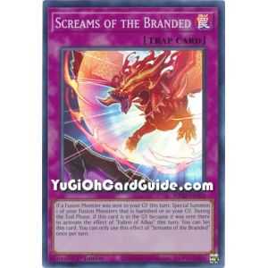 Screams of the Branded (Super Rare) – 2019 Gold Sarcophagus Mega Pack | Carta YUGIOH en México