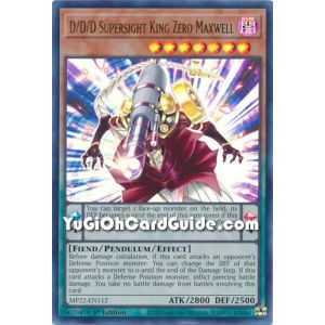 D/D/D Supersight King Zero Maxwell (Ultra Rare) – 2019 Gold Sarcophagus Mega Pack | Carta YUGIOH en México