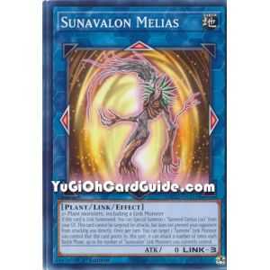 Sunavalon Melias (Common) – 2019 Gold Sarcophagus Mega Pack | Carta YUGIOH en México