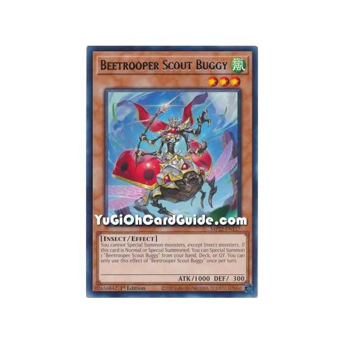 Beetrooper Scout Buggy (Rare) – 2019 Gold Sarcophagus Mega Pack | Carta YUGIOH en México