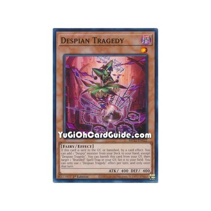 Despian Tragedy (Common) – 2019 Gold Sarcophagus Mega Pack | Carta YUGIOH en México