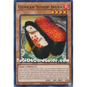 Gunkan Suship Ikura (Common) – 2019 Gold Sarcophagus Mega Pack | Carta YUGIOH en México