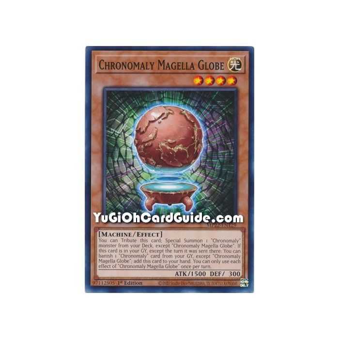 Chronomaly Magella Globe (Common) – 2019 Gold Sarcophagus Mega Pack | Carta YUGIOH en México