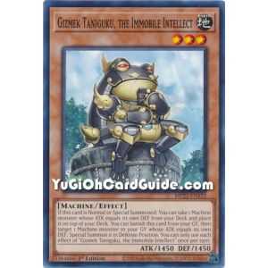 Gizmek Taniguku, the Immobile Intellect (Common) – 2019 Gold Sarcophagus Mega Pack | Carta YUGIOH en México