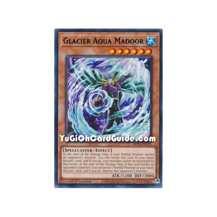 Glacier Aqua Madoor (Rare) – 2019 Gold Sarcophagus Mega Pack | Carta YUGIOH en México