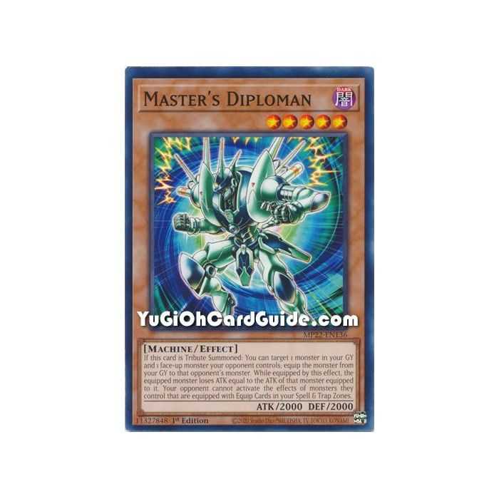 Master's Diploman (Common) – 2019 Gold Sarcophagus Mega Pack | Carta YUGIOH en México
