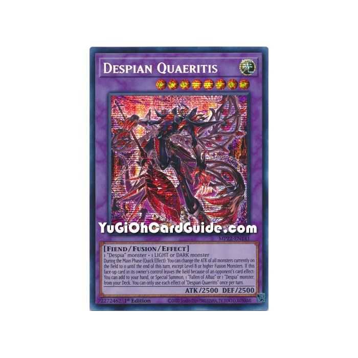 Despian Quaeritis (Prismatic Secret Rare) – 2019 Gold Sarcophagus Mega Pack | Carta YUGIOH en México