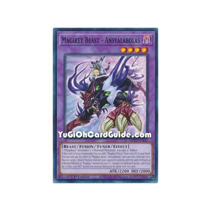 Magikey Beast - Ansyalabolas (Common) – 2019 Gold Sarcophagus Mega Pack | Carta YUGIOH en México