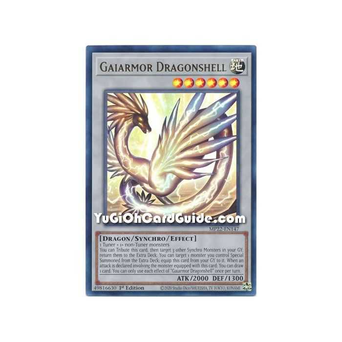 Gaiarmor Dragonshell (Ultra Rare) – 2019 Gold Sarcophagus Mega Pack | Carta YUGIOH en México