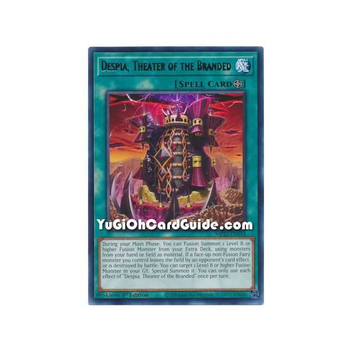 Despia, Theater of the Branded (Rare) – 2019 Gold Sarcophagus Mega Pack | Carta YUGIOH en México