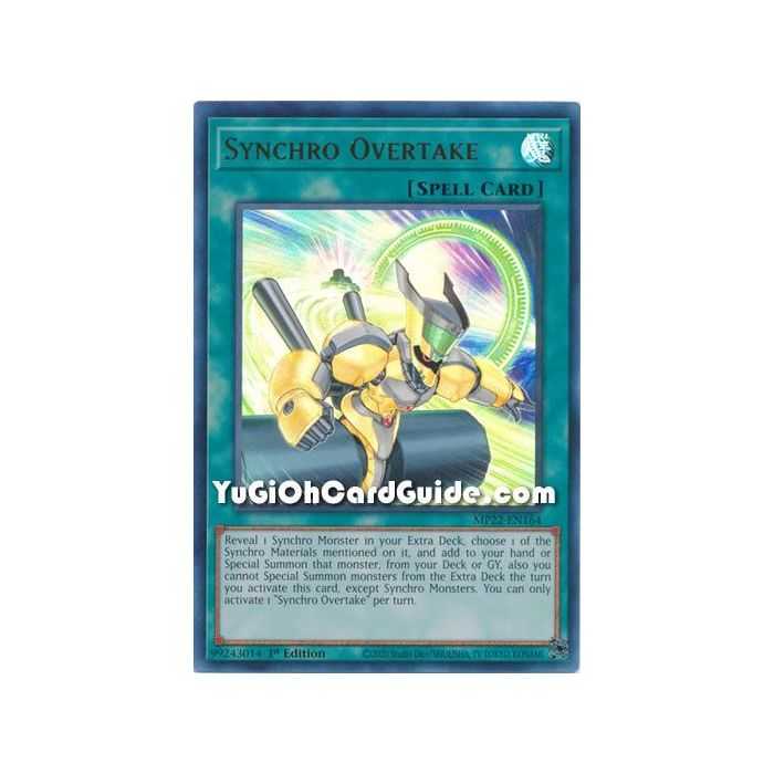 Synchro Overtake (Ultra Rare) – 2019 Gold Sarcophagus Mega Pack | Carta YUGIOH en México