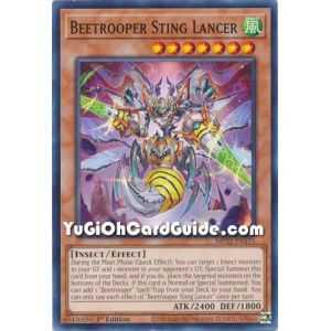 Beetrooper Sting Lancer (Common) – 2022 Tin of the Pharaohs Gods Mega Pack | Carta YUGIOH en México
