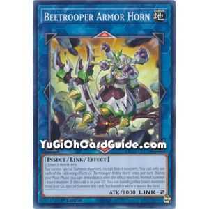 Beetrooper Armor Horn (Common) – 2022 Tin of the Pharaohs Gods Mega Pack | Carta YUGIOH en México