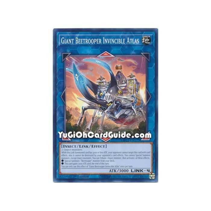 Giant Beetrooper Invincible Atlas (Common) – 2022 Tin of the Pharaohs Gods Mega Pack | Carta YUGIOH en México