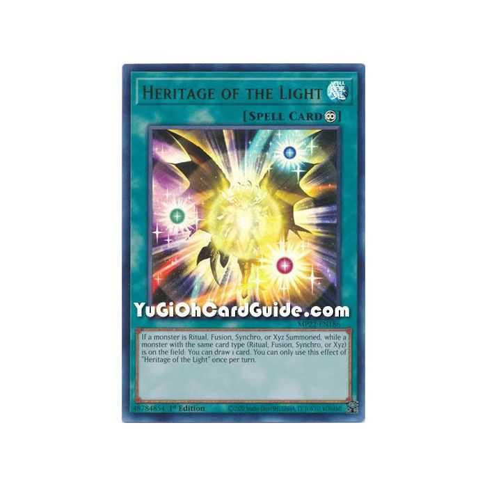 Heritage of the Light (Ultra Rare) – 2022 Tin of the Pharaohs Gods Mega Pack | Carta YUGIOH en México