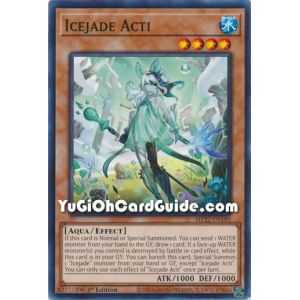 Icejade Acti (Common) – 2022 Tin of the Pharaohs Gods Mega Pack | Carta YUGIOH en México