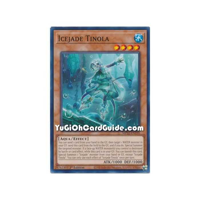 Icejade Tinola (Common) – 2022 Tin of the Pharaohs Gods Mega Pack | Carta YUGIOH en México