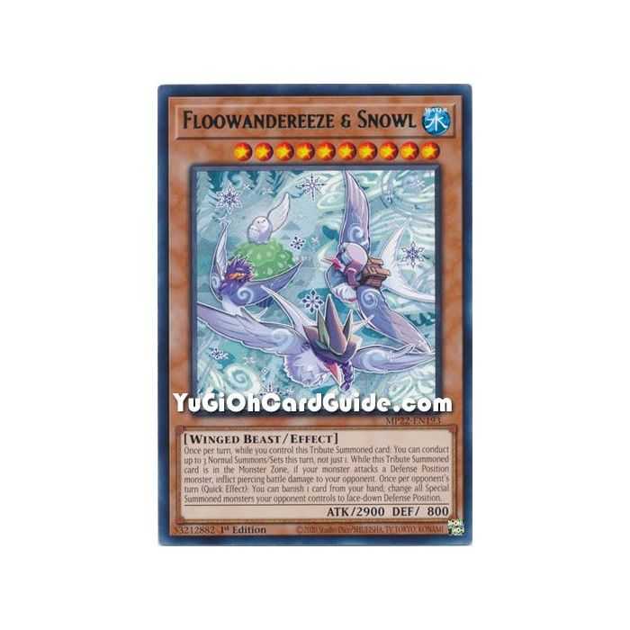 Floowandereeze & Snowl (Rare) – 2022 Tin of the Pharaohs Gods Mega Pack | Carta YUGIOH en México