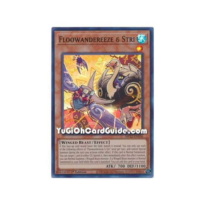 Floowandereeze & Stri (Super Rare) – 2022 Tin of the Pharaohs Gods Mega Pack | Carta YUGIOH en México