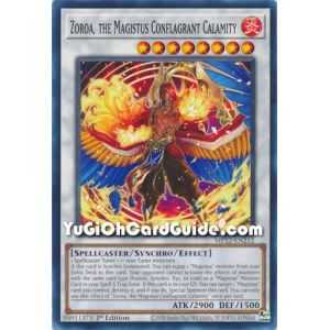 Zoroa, the Magistus Conflagrant Calamity (Common) – 2022 Tin of the Pharaohs Gods Mega Pack | Carta YUGIOH en México