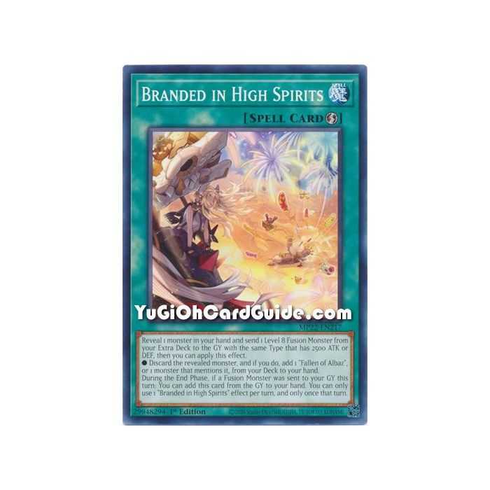 Branded in High Spirits (Common) – 2022 Tin of the Pharaohs Gods Mega Pack | Carta YUGIOH en México