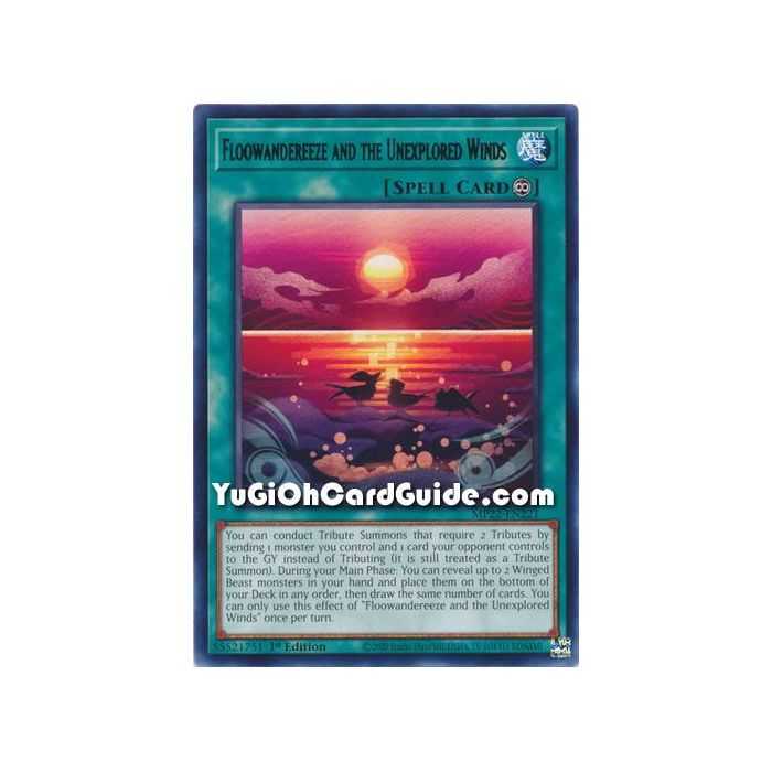 Floowandereeze and the Unexplored Wind (Rare) – 2022 Tin of the Pharaohs Gods Mega Pack | Carta YUGIOH en México